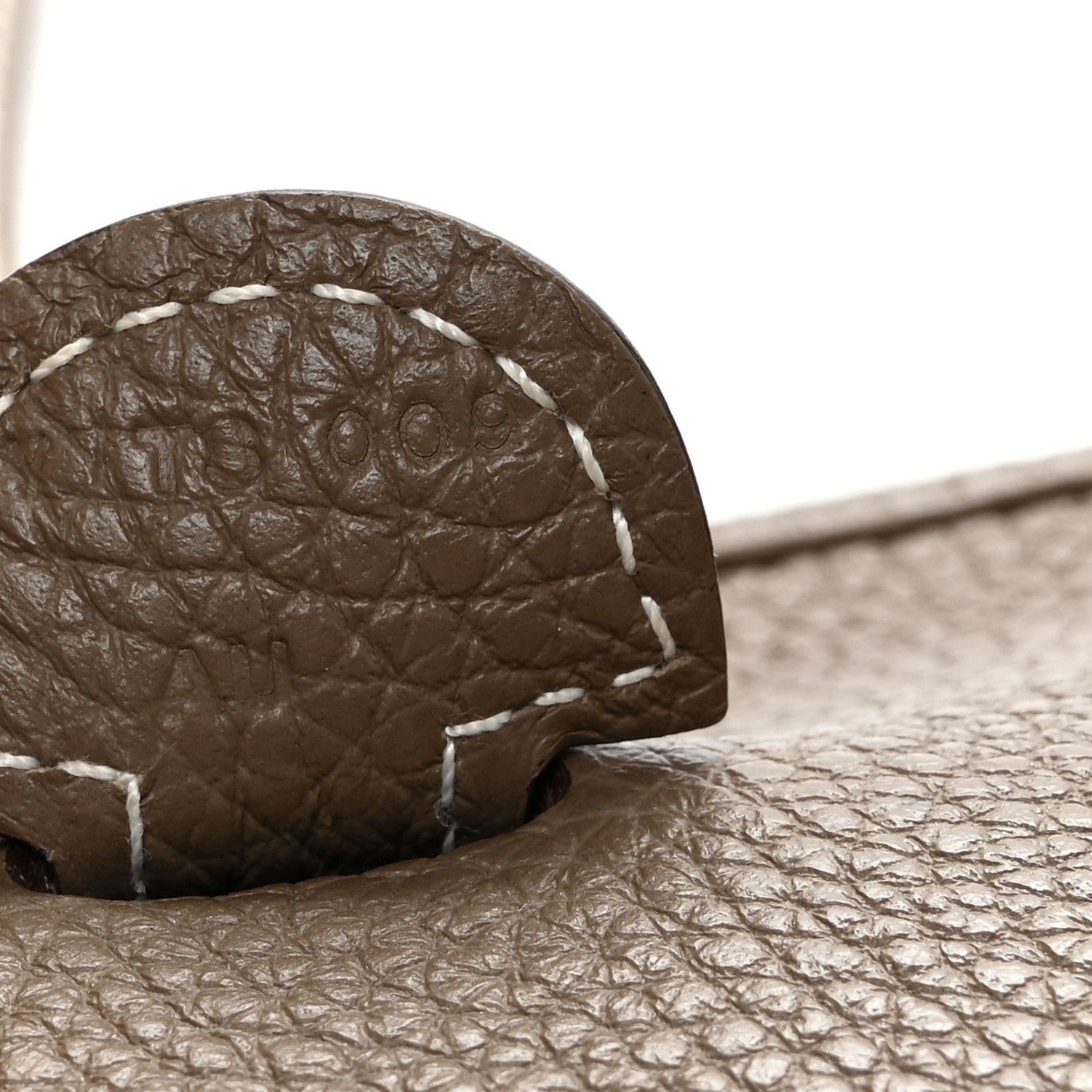 Hermes Taurillon Clemence Evelyne III PM Etoupe 6 of 9
