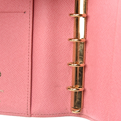 Louis Vuitton Monogram Illustre Small Ring Agenda Rose 9 of 12