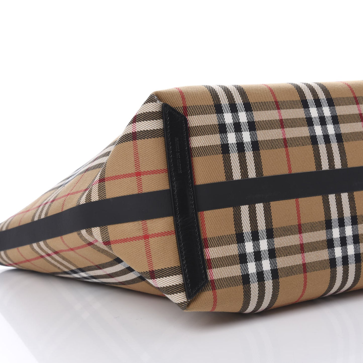 Vintage Check Medium The Giant Reversible Tote Antique Yellow Bright Red