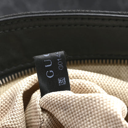 Gucci Monogram Canvas Messenger Bag Black 8 of 11