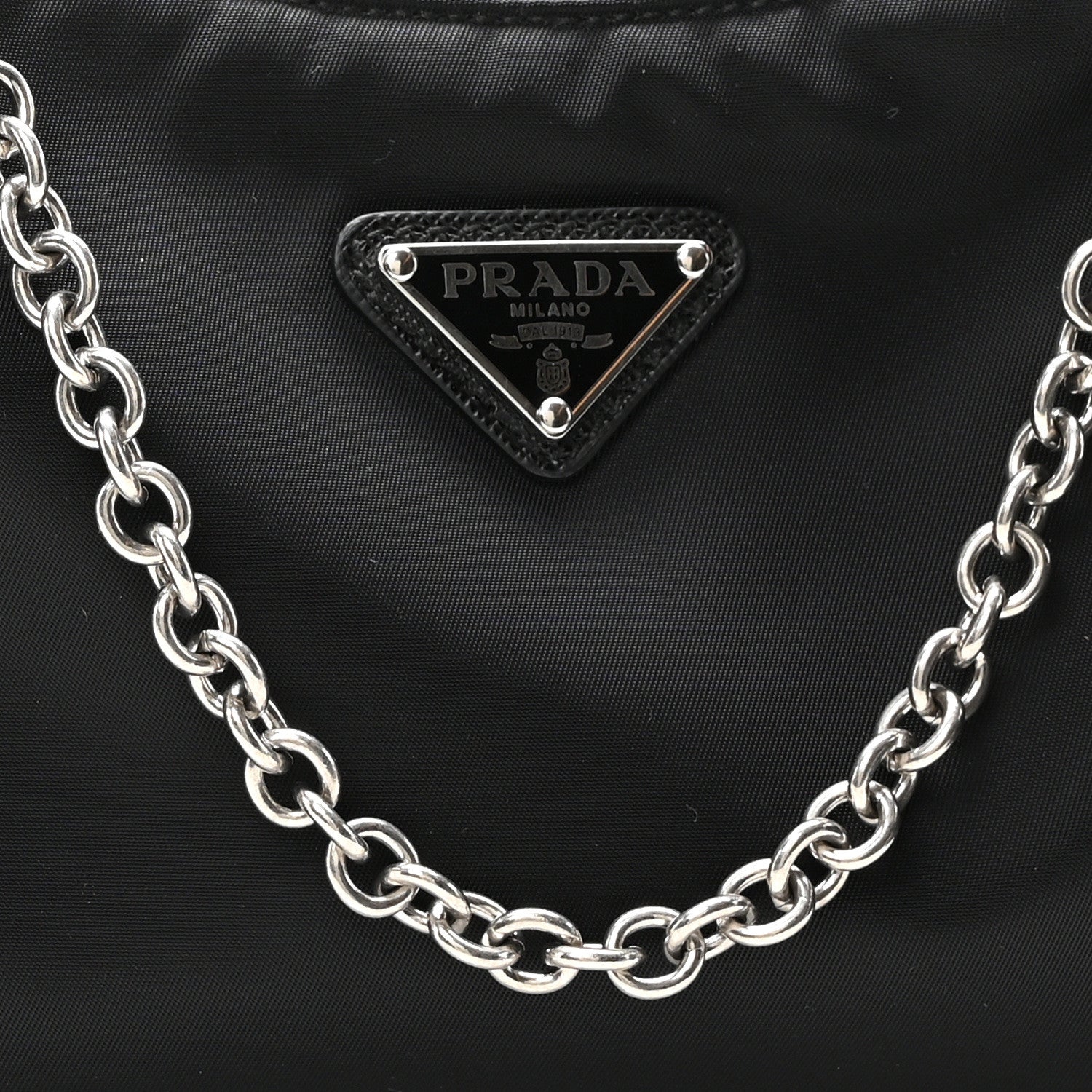 Prada Nylon Re-Edition 2005 Shoulder Bag Black 7 of 9