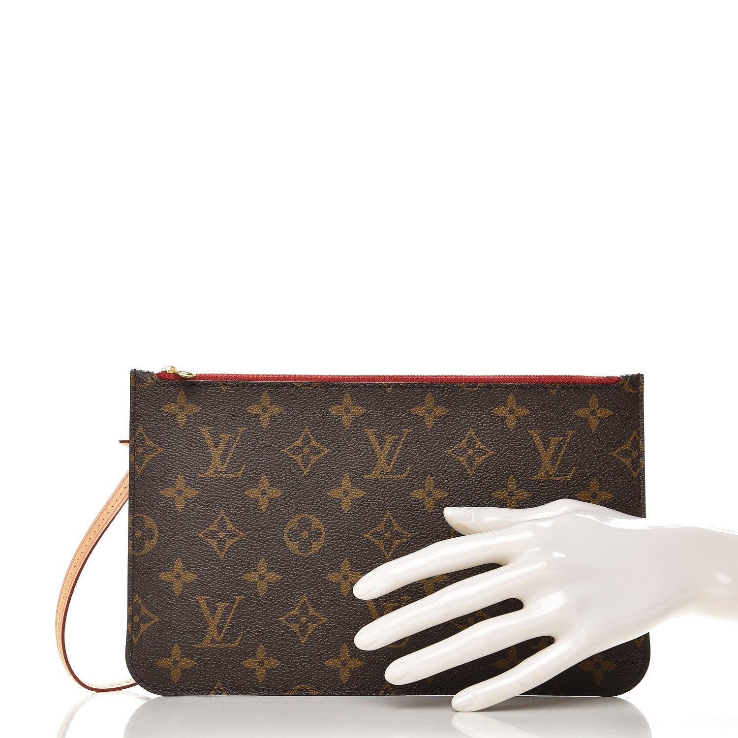 Louis Vuitton Monogram Neverfull MM GM Pochette Cherry 2 of 7