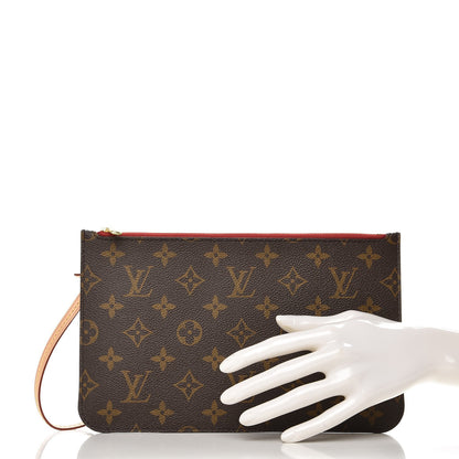 Louis Vuitton Monogram Neverfull MM GM Pochette Cherry 2 of 7