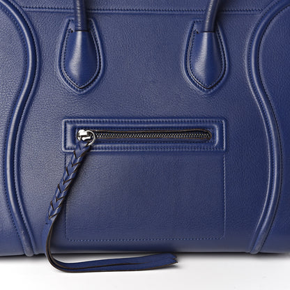 Celine Supple Calfskin Medium Phantom Luggage Indigo 12 of 12