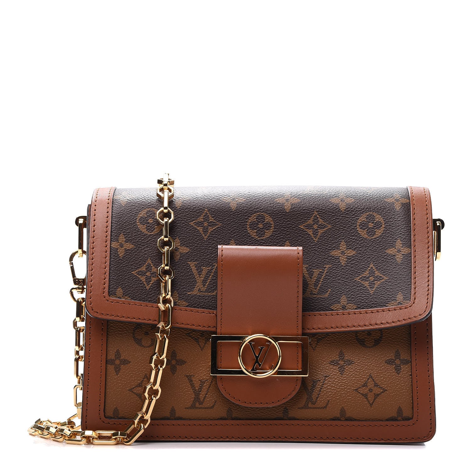 Louis Vuitton Reverse Monogram Dauphine MM 3 of 13