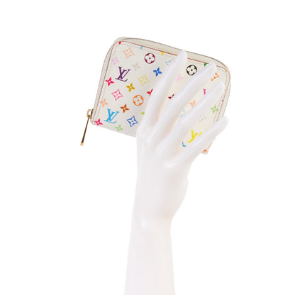 Louis Vuitton Monogram Multicolor Zippy Coin Purse White 2 of 7