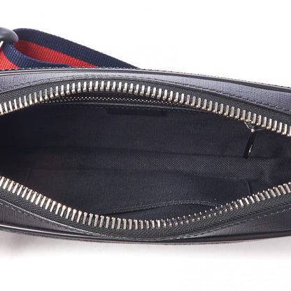 Gucci Soft GG Supreme Monogram Web Belt Bag Black Grey 7 of 8