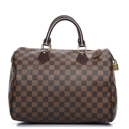 Louis Vuitton Damier Ebene Speedy 30 1 of 8