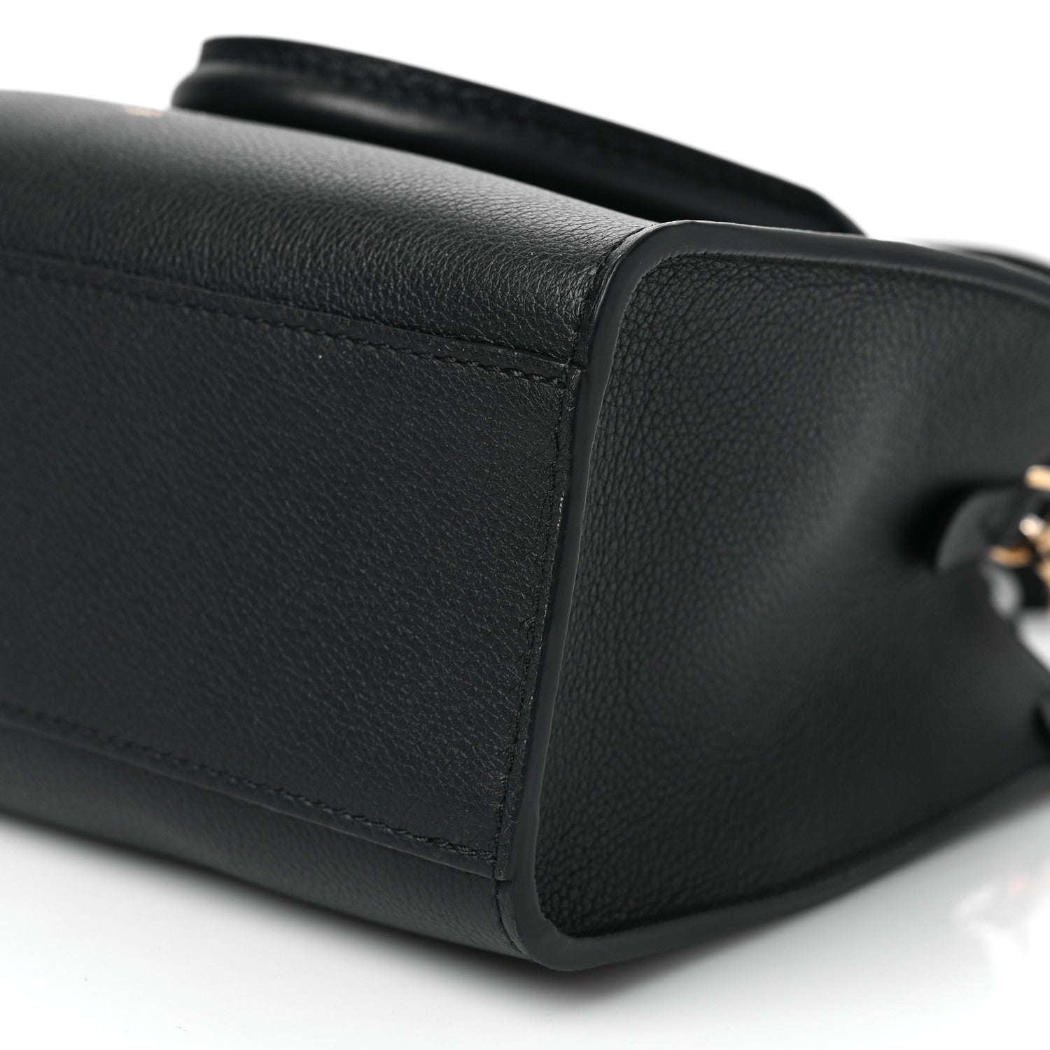 Louis Vuitton Calfskin Lock & Go Tote Black 9 of 9