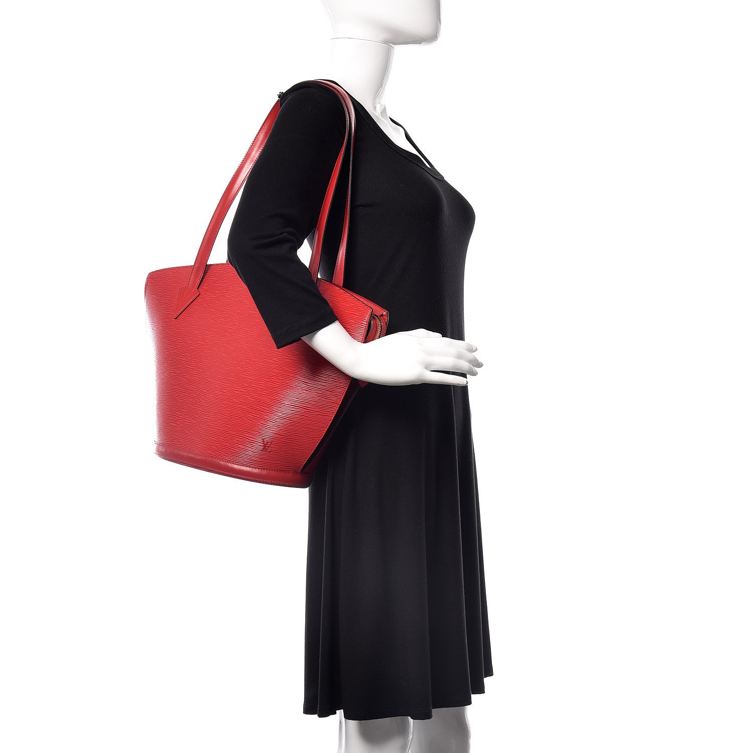 Louis Vuitton Epi Saint Jacques GM Castillan Red 2 of 12