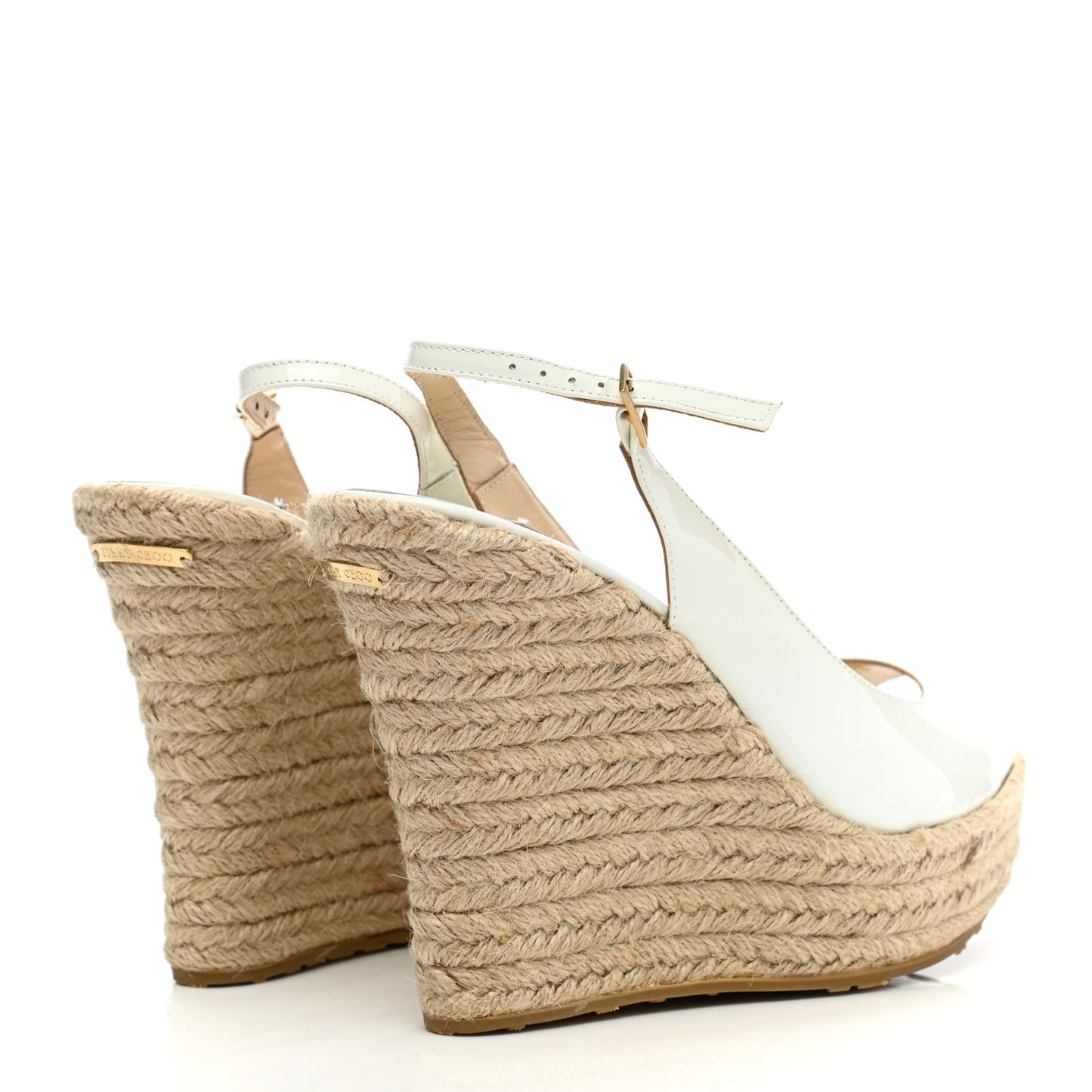 Patent 100 Wedge Sandal 38 White