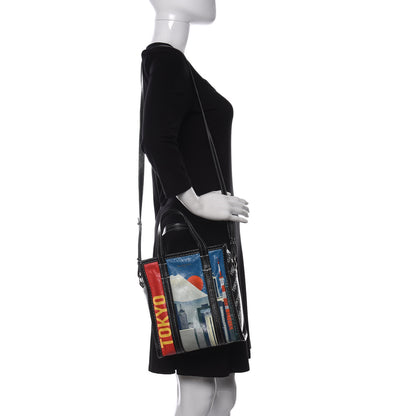 Balenciaga Agneau Arena Tokyo Print XS Bazar Shopper Tote 2 of 10