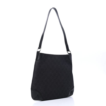 Gucci Monogram Shoulder Bag Black 2 of 6