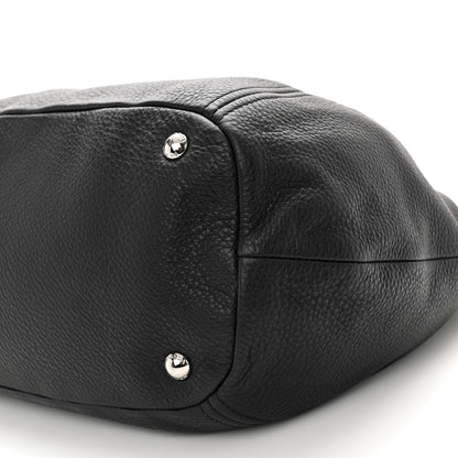 Prada Vitello Phenix Hobo Black 10 of 11