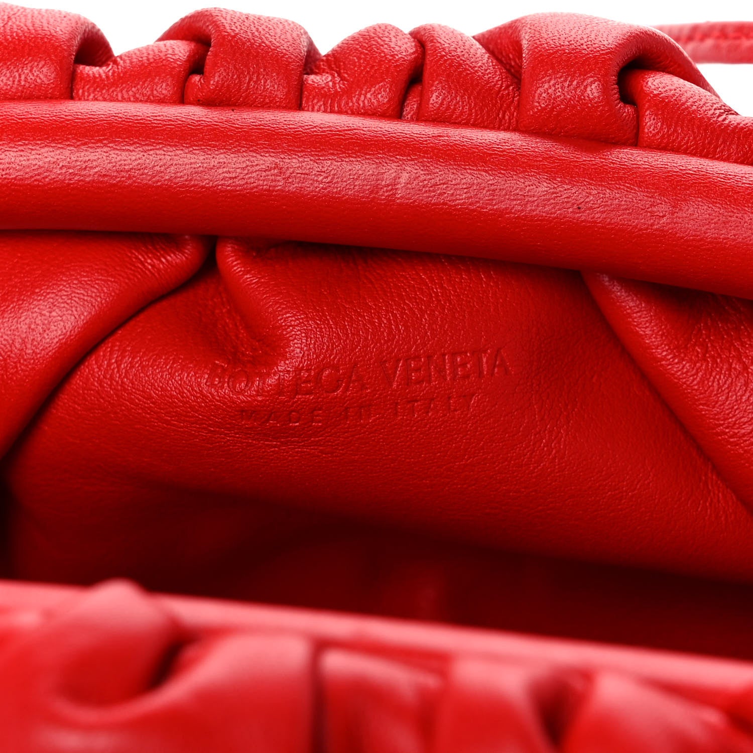 Bottega Veneta Butter Calfskin The Mini Pouch Red 6 of 11