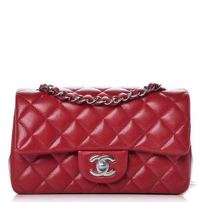 Chanel Caviar Quilted Mini Rectangular Flap Pink 1 of 8