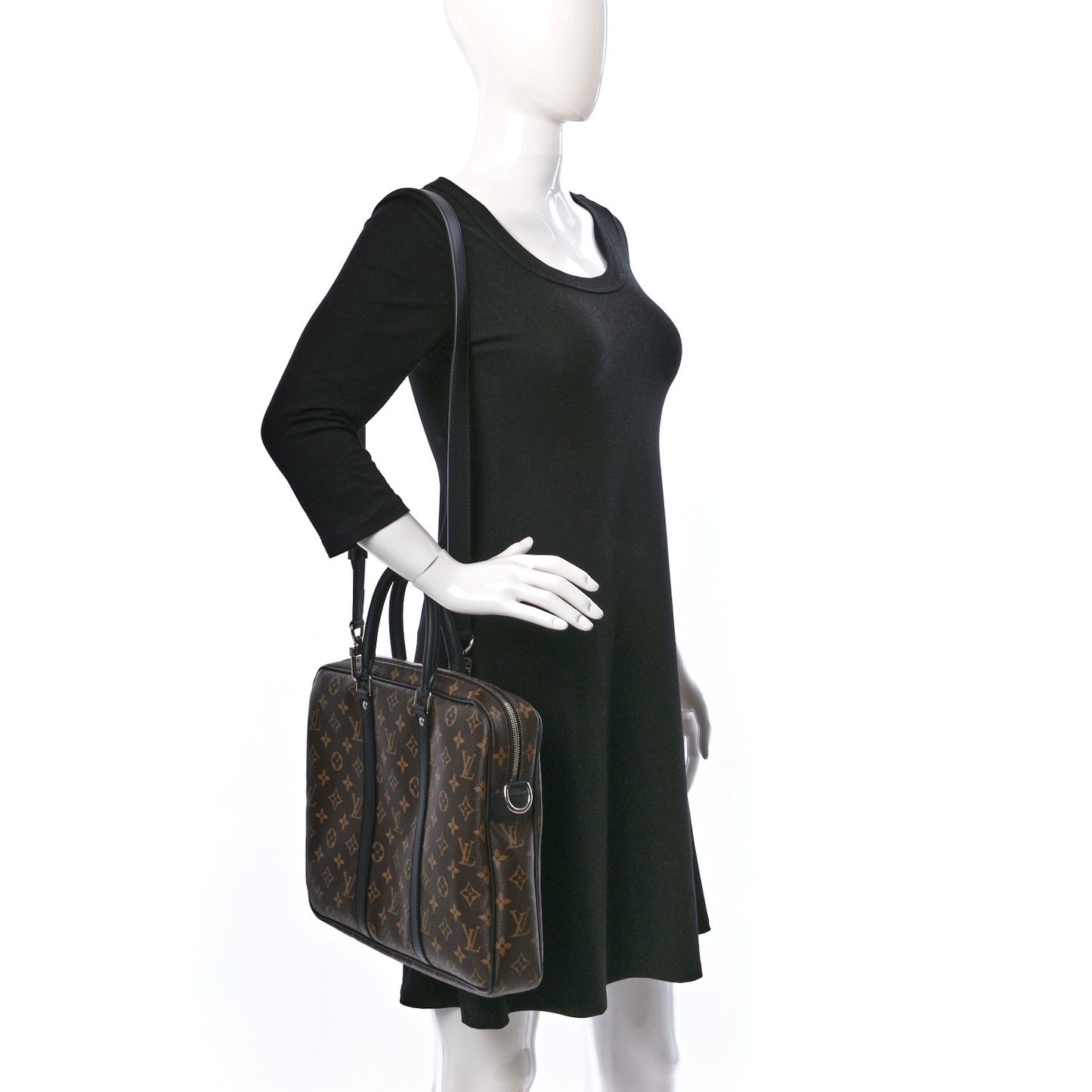 Monogram Macassar Porte-Documents Voyage PM