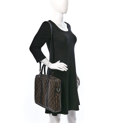 Louis Vuitton Monogram Macassar Porte-Documents Voyage PM 2 of 8