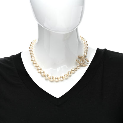 Chanel Pearl CC 100th Anniversary Necklace Light Gold 2 of 5