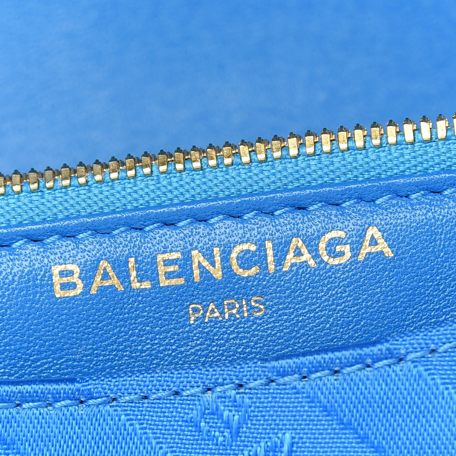 Balenciaga Nylon Jacquard Diagonal Logo S BB Round Shoulder Bag Bleu 5 of 8