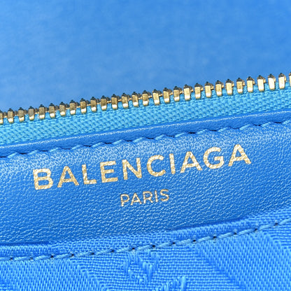Balenciaga Nylon Jacquard Diagonal Logo S BB Round Shoulder Bag Bleu 5 of 8