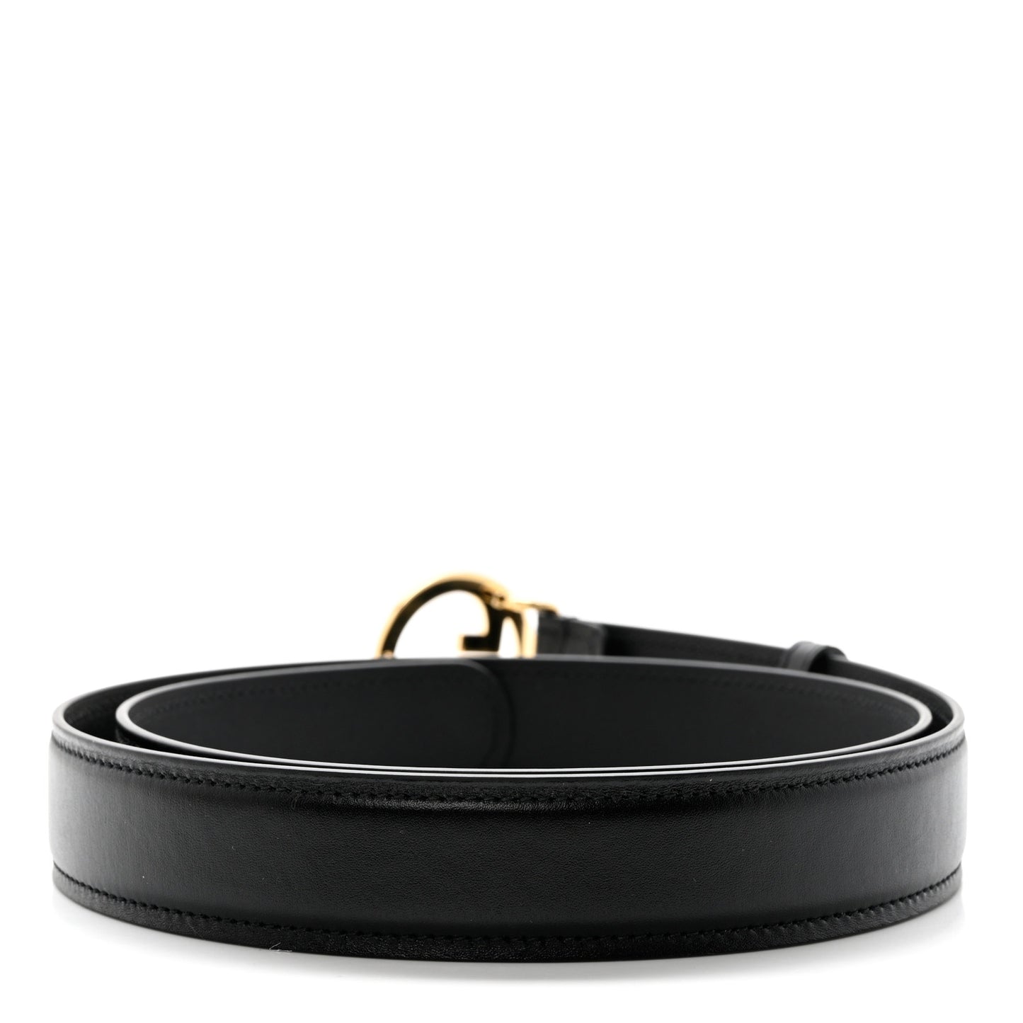 Ciny Lux Calfskin Blondie 30mm Belt 75 30 Black
