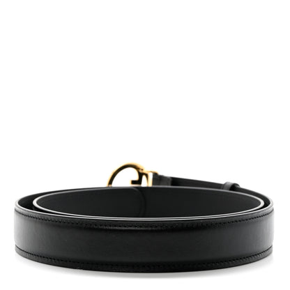Gucci Ciny Lux Calfskin Blondie 30mm Belt 75 30 Black 2 of 5
