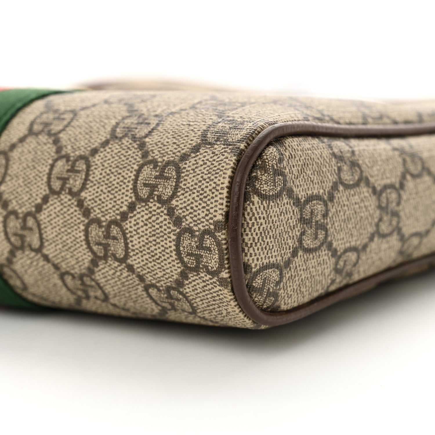 Gucci GG Supreme Monogram Web Small Ophidia Messenger Bag Brown 10 of 14