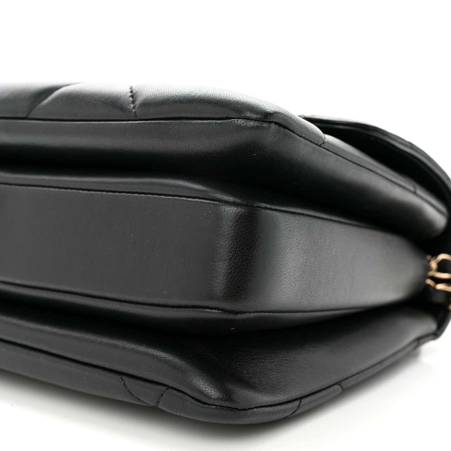 Lambskin Quilted Small Trendy CC Top Handle Flap Black