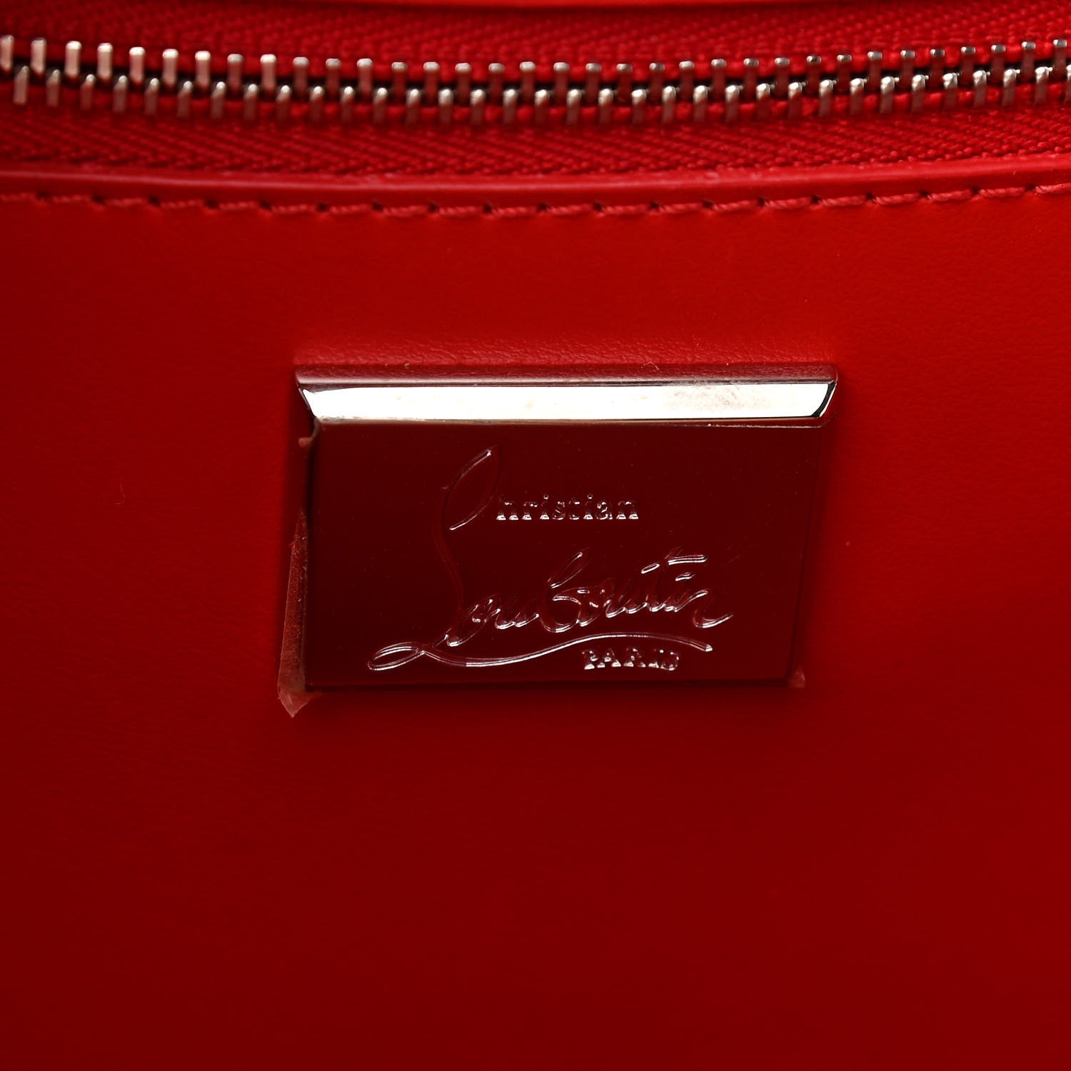 Christian Louboutin Calfskin Empire Patent Studded Medium Paloma Storm 6 of 9