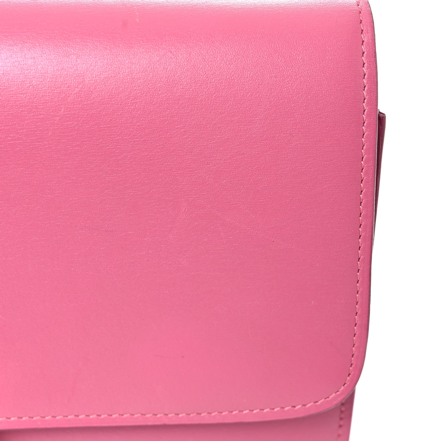 Celine Smooth Calfskin Medium Classic Box Flap Bag Pink 30 of 42