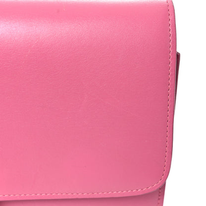 Celine Smooth Calfskin Medium Classic Box Flap Bag Pink 30 of 42