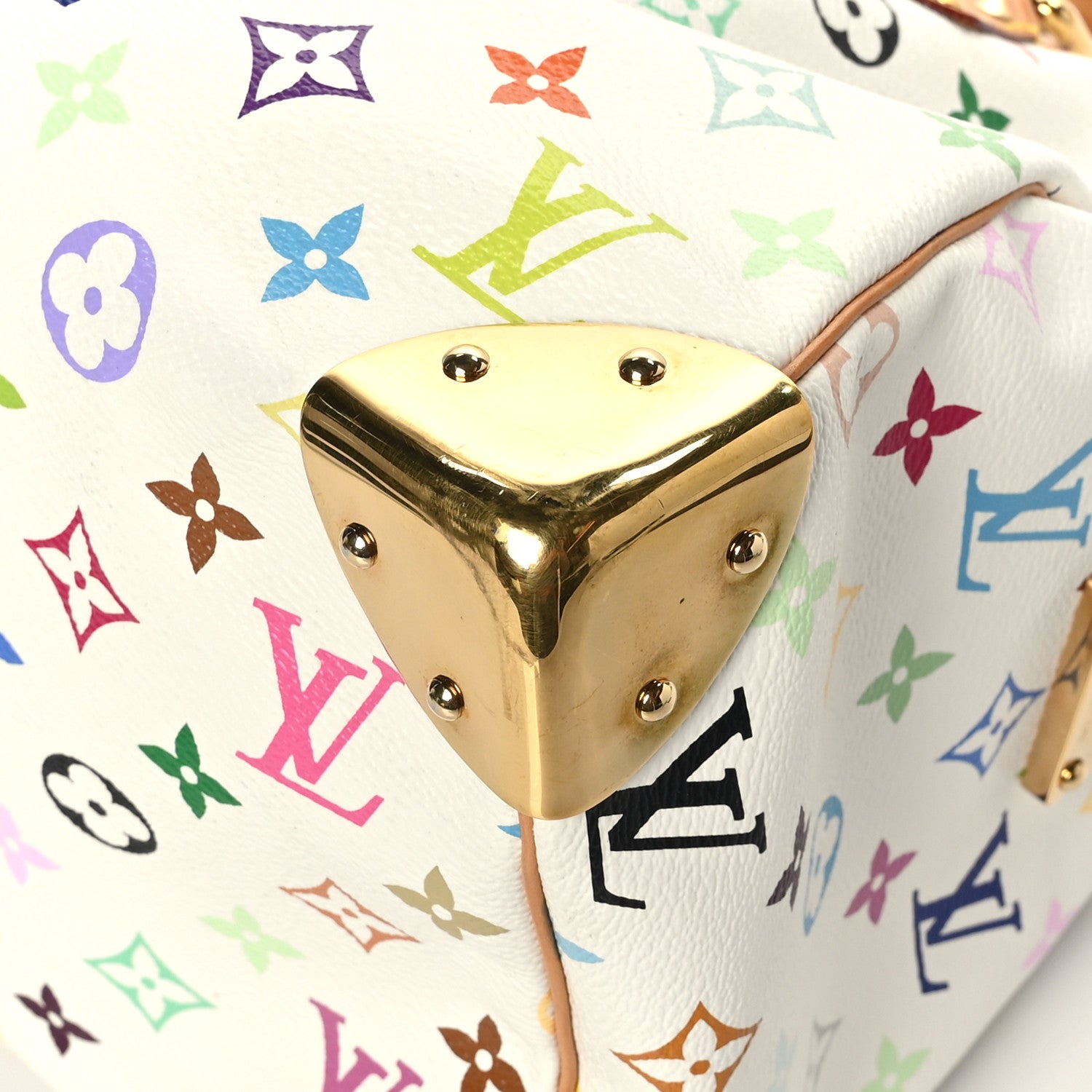 Louis Vuitton Monogram Multicolor Speedy 30 White 9 of 11