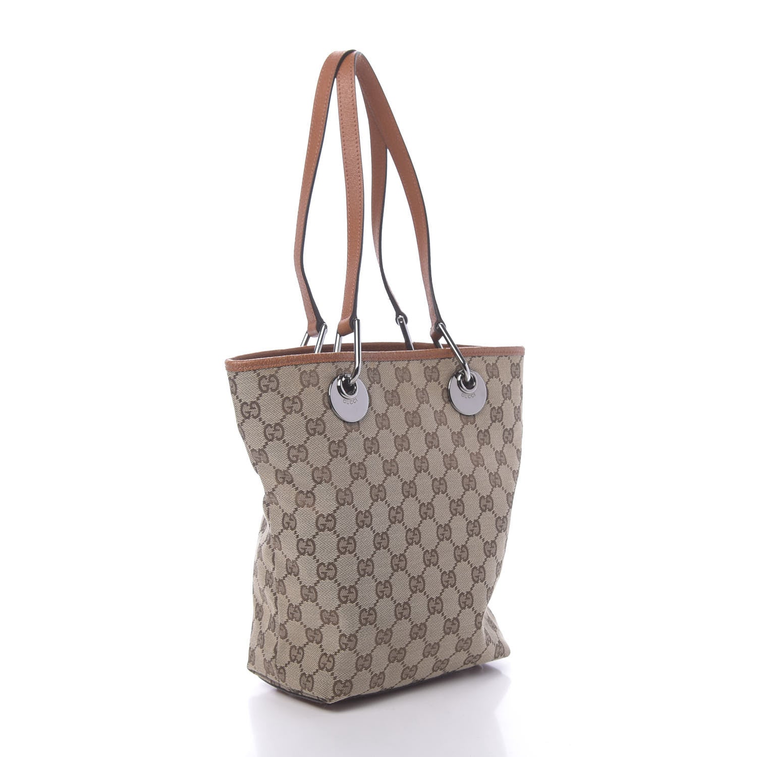 Gucci Monogram Small Eclipse Tote Orange 3 of 11