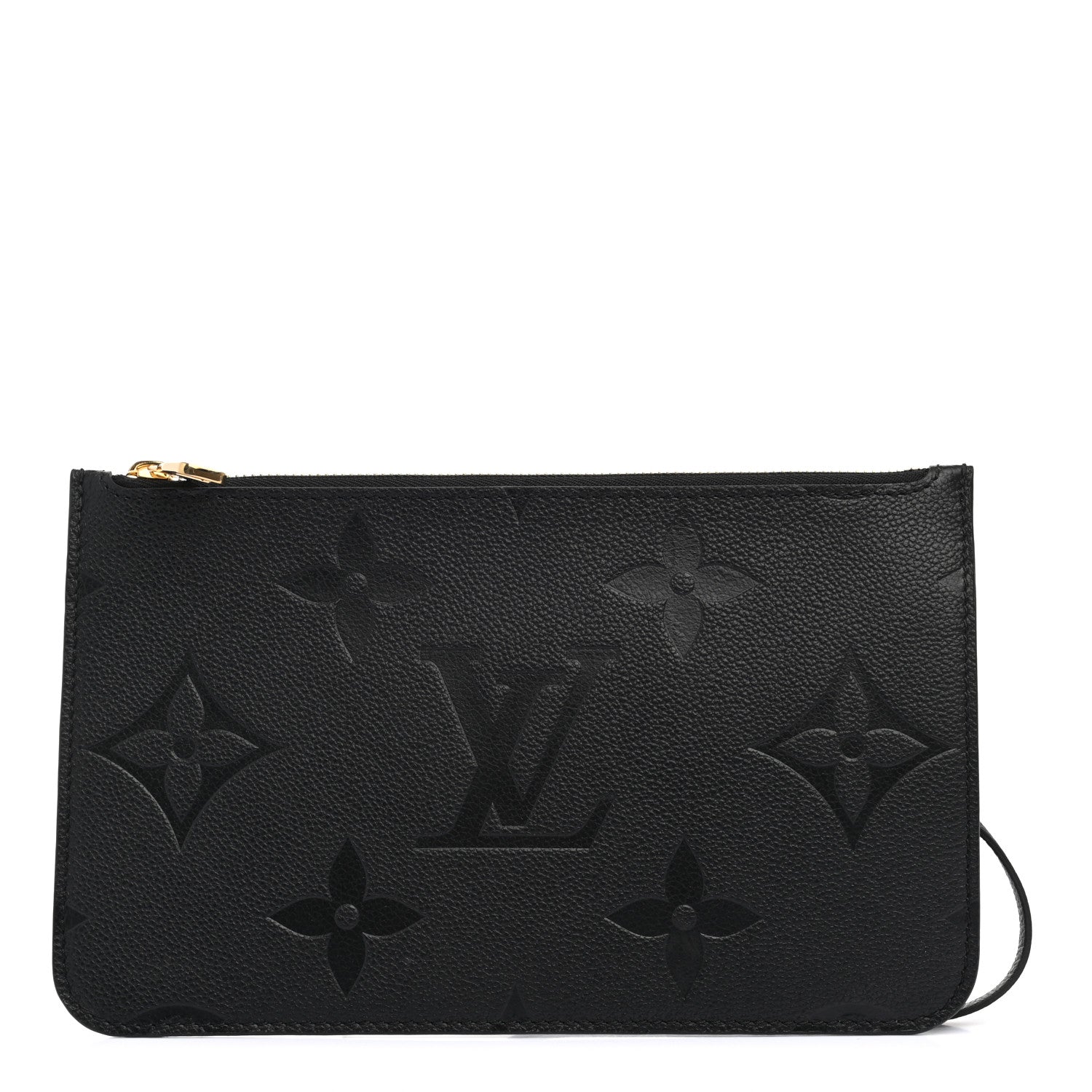 Louis Vuitton Empreinte Monogram Giant Neverfull MM Pochette Black 1 of 6