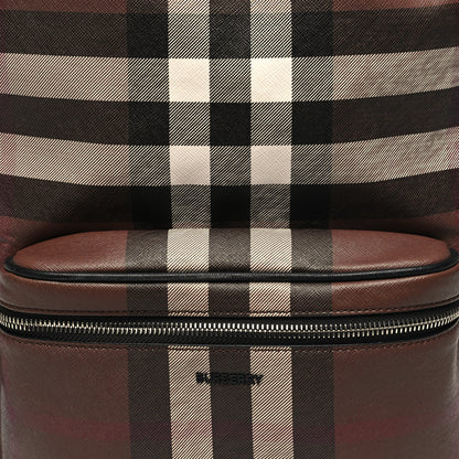 Burberry E-Canvas Check Jett Backpack Dark Birch Brown 8 of 13