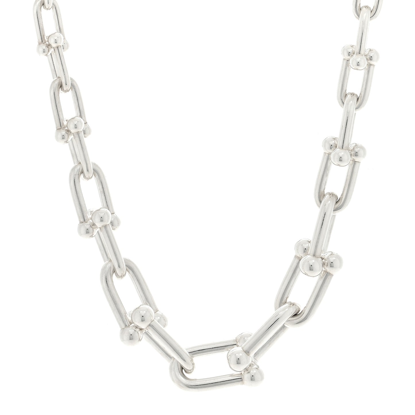 Sterling Silver HardWear Graduated Link Necklace