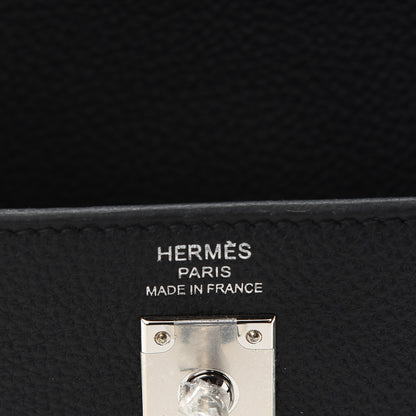 Hermes Togo Kelly Retourne 25 Black 6 of 11