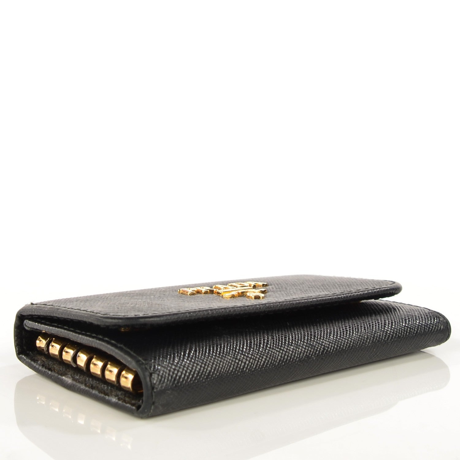 Prada Saffiano Metal 6 Key Holder Nero Black 6 of 11