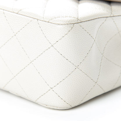 Chanel Caviar Quilted Mini Rectangular Flap Ivory 10 of 11