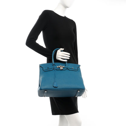 Hermes Togo Birkin 35 Bleu De Galice 2 of 38