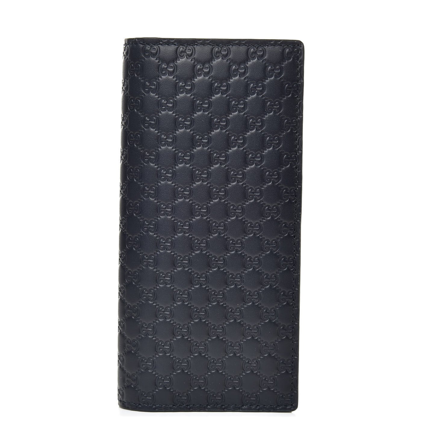 Microguccissima Bi-Fold Organizer Wallet Blue
