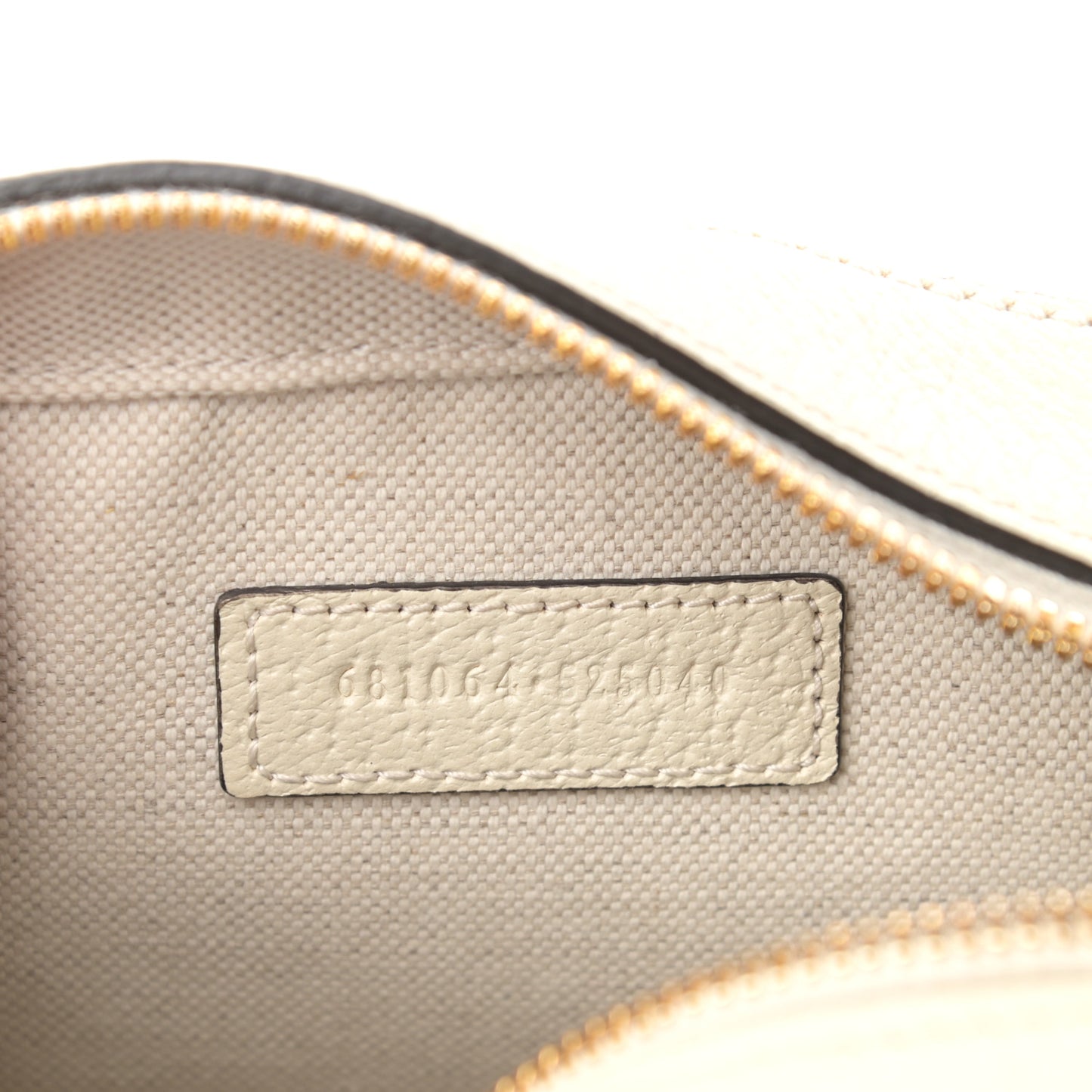 GG Supreme Monogram Textured Calfskin Web Small Ophidia Camera Bag Beige Ebony Mystic White