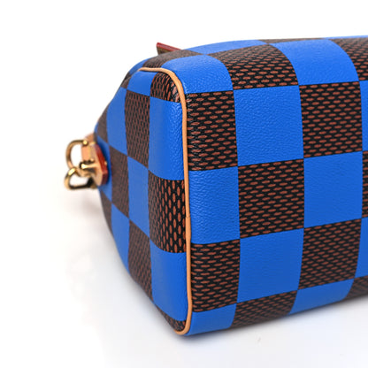 Louis Vuitton Damier Pop Speedy Bandouliere 25 Blue 7 of 8
