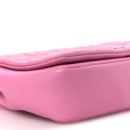 Burberry Lambskin Quilted Small Lola Bag Candy Floss 9 of 14