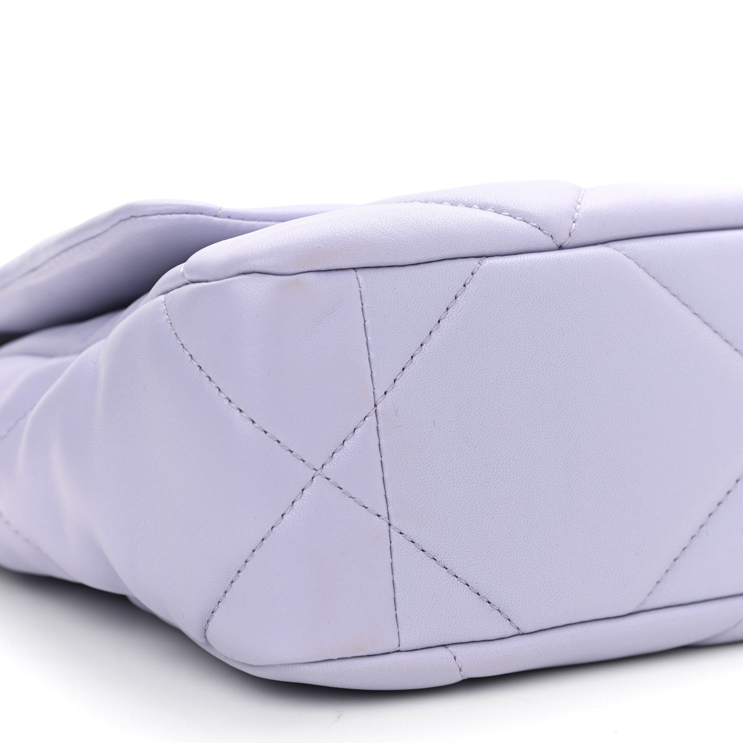 Chanel Lambskin Quilted Medium Chanel 19 Flap Light Purple 8 of 9