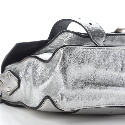 Proenza Schouler Metallic Lambskin PS1 Tiny Satchel Silver 7 of 9