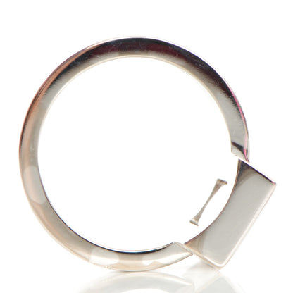 Chopard 18K White Gold Happy Diamond Square Ring 8.25 5 of 7
