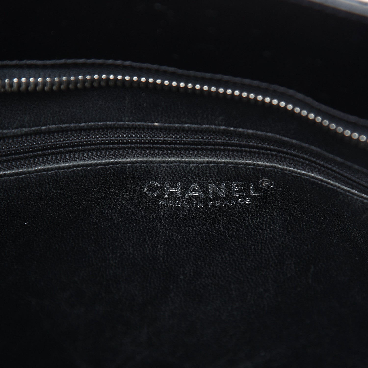 Chanel Patent Quilted Medallion Tote Black 6 of 12