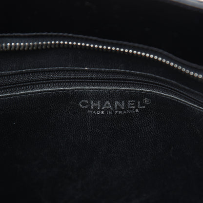 Chanel Patent Quilted Medallion Tote Black 6 of 12
